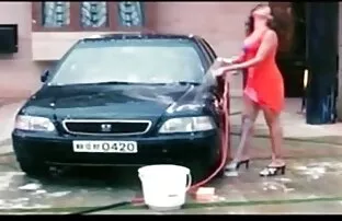 XXX Blond dziewczyna stojąca filmy ostre erotyczne na podnóżku